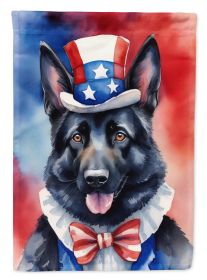 German Shepherd Patriotic American Garden Flag Mailbox Flag Decorative Yard Flag Banner Outside Patio Artwork Yard Flower Beds, Garden Size