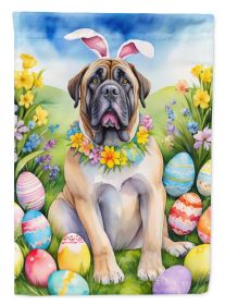 Mastiff Easter Egg Hunt Garden Flag Mailbox Flag Decorative Yard Flag Banner Outside Patio Artwork Yard Flower Beds, Garden Size, Multicolor